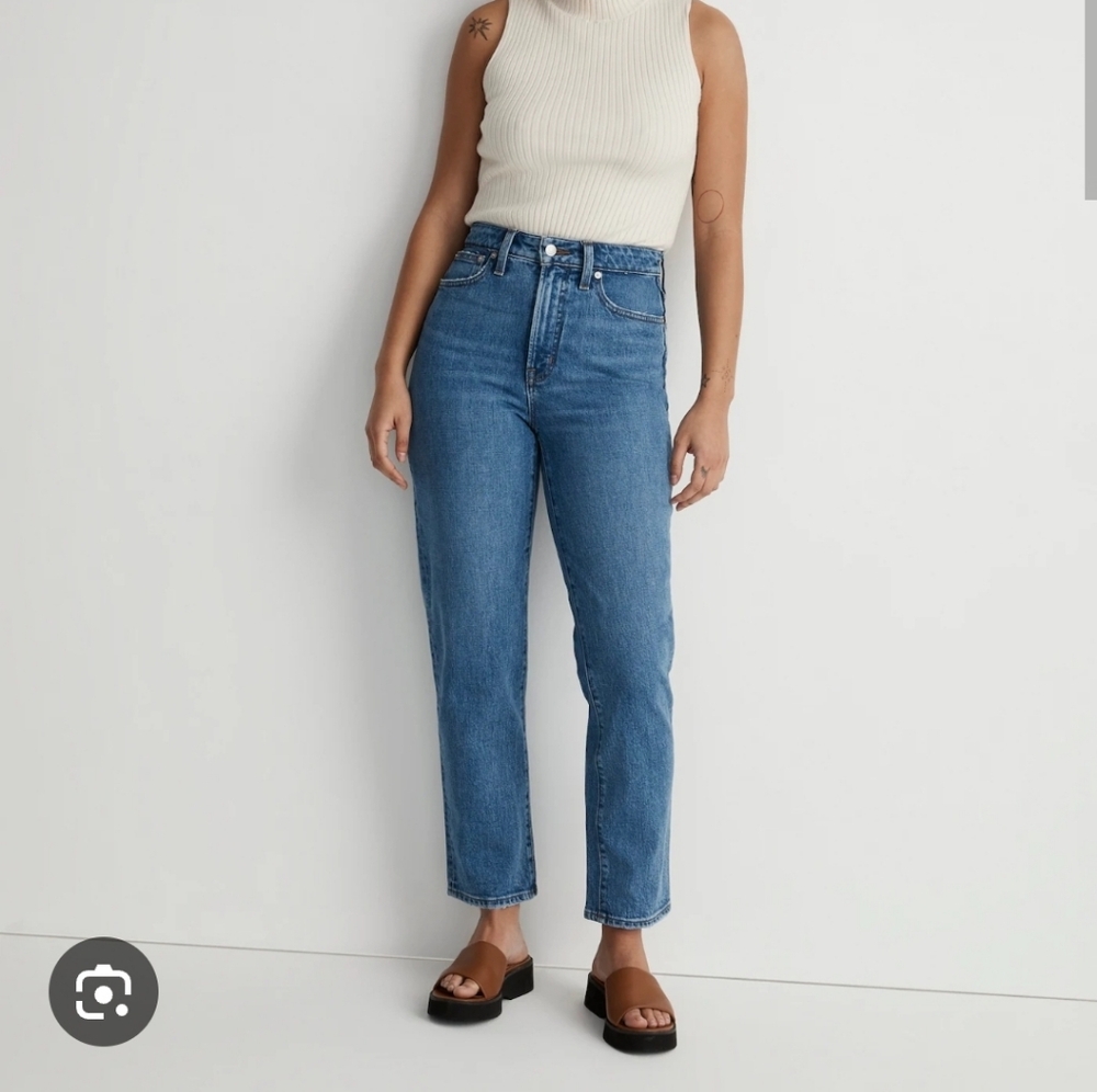 Madewell Women's Straight Leg Jeans - Blue
